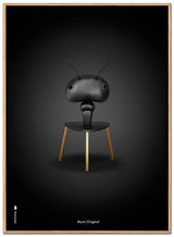 Brainchild – Lærredsprint – Klassisk – Sort – Myre