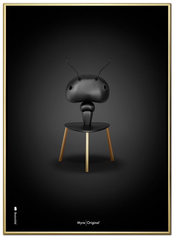 Brainchild – Lærredsprint – Klassisk – Sort – Myre