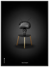 Brainchild – Lærredsprint – Klassisk – Sort – Myre