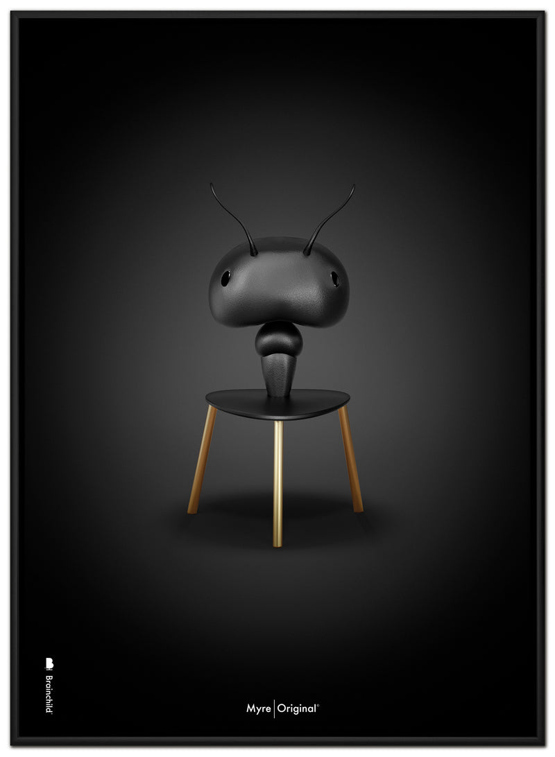 Brainchild – Lærredsprint – Klassisk – Sort – Myre