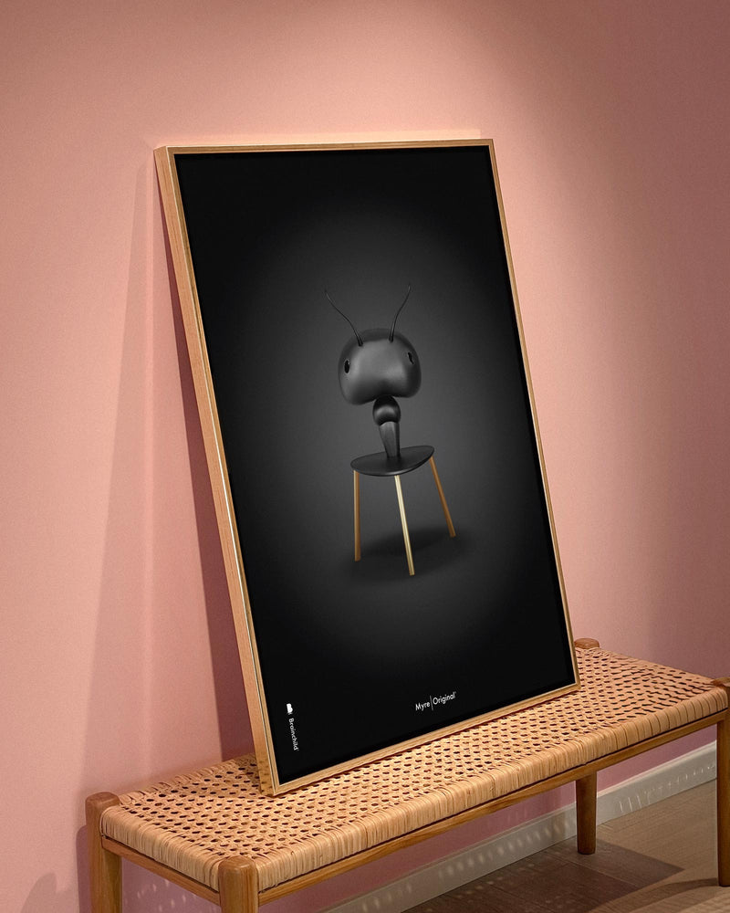 Brainchild – Lærredsprint – Klassisk – Sort – Myre