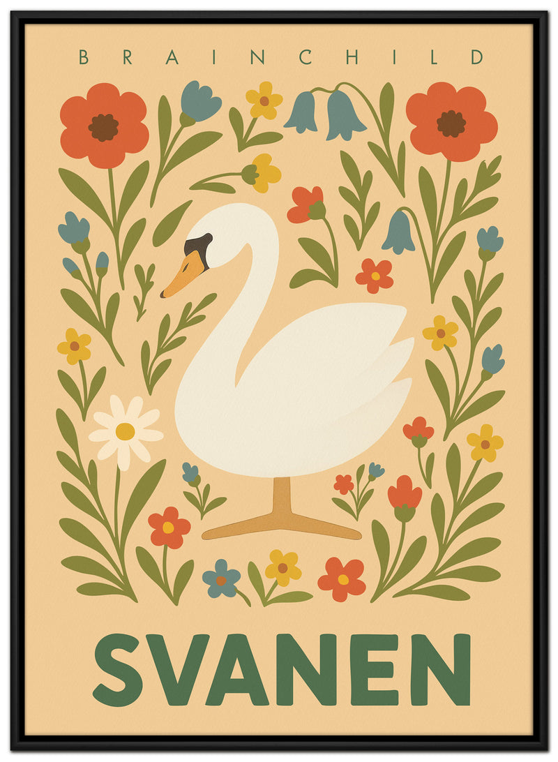 Brainchild – Lærredsprint – Flora – Varm sand – Svane