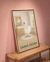 Brainchild – Lærredsprint – Danish Design – Rum – Svane