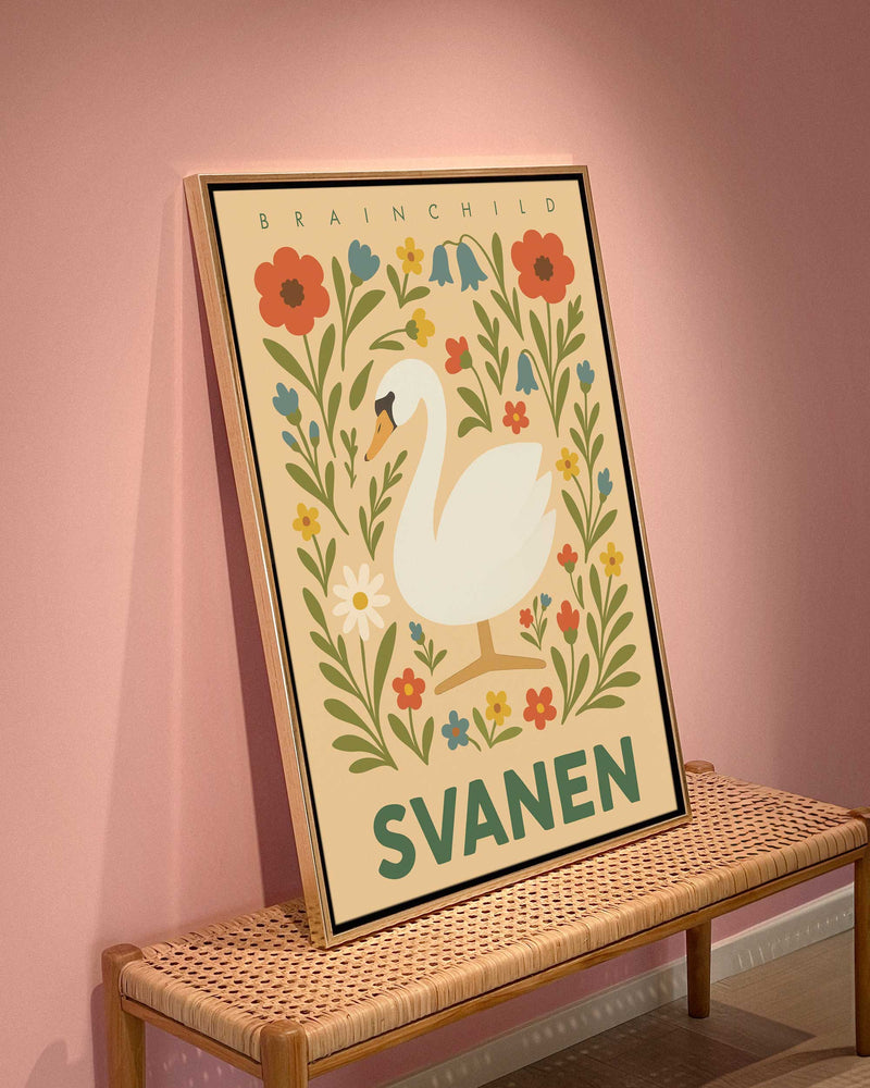 Brainchild – Lærredsprint – Flora – Varm sand – Svane