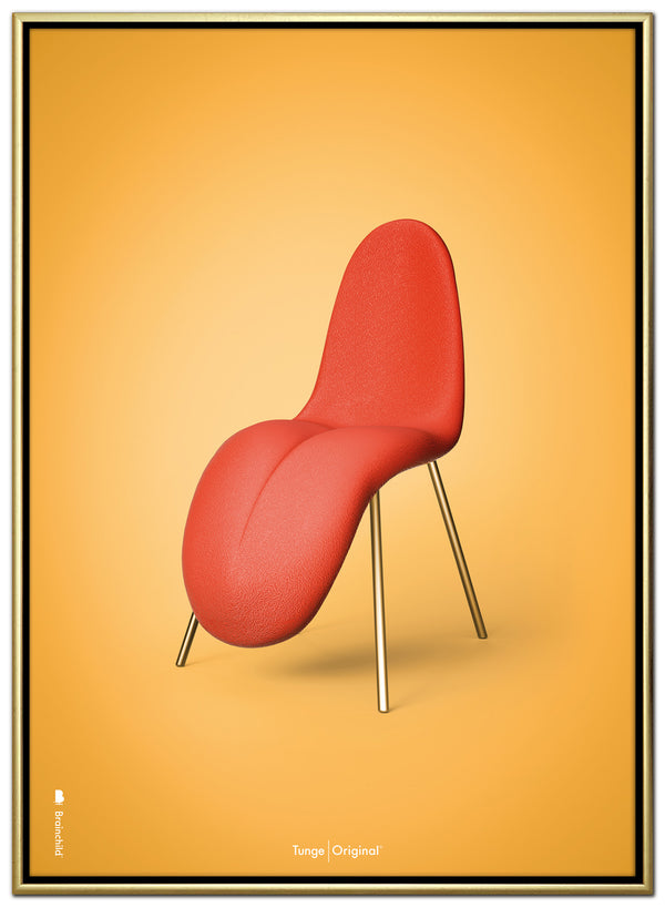 Brainchild – Lærredsprint – Klassisk – Gul – Tunge