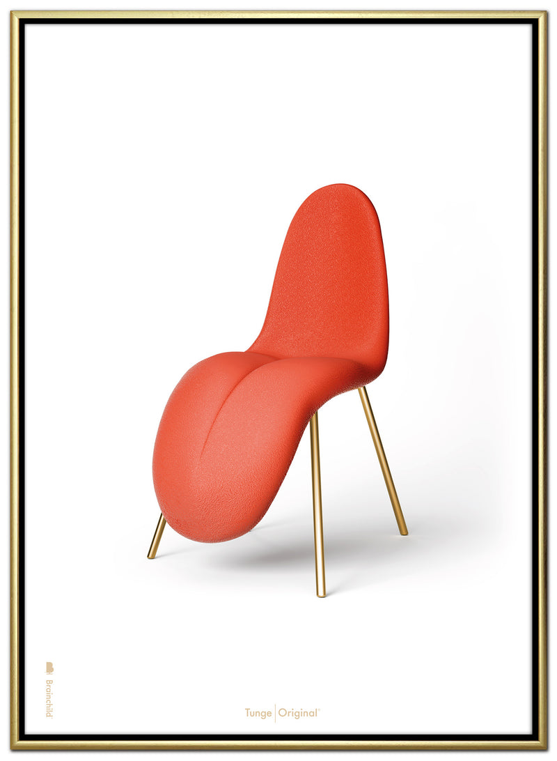 Brainchild – Lærredsprint – Klassisk – Hvid – Tunge