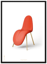 Brainchild – Lærredsprint – Klassisk – Hvid – Tunge