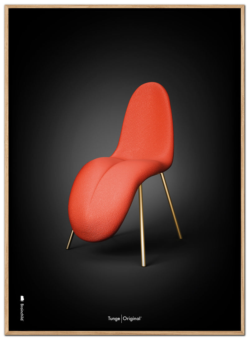 Brainchild – Lærredsprint – Klassisk – Sort – Tunge