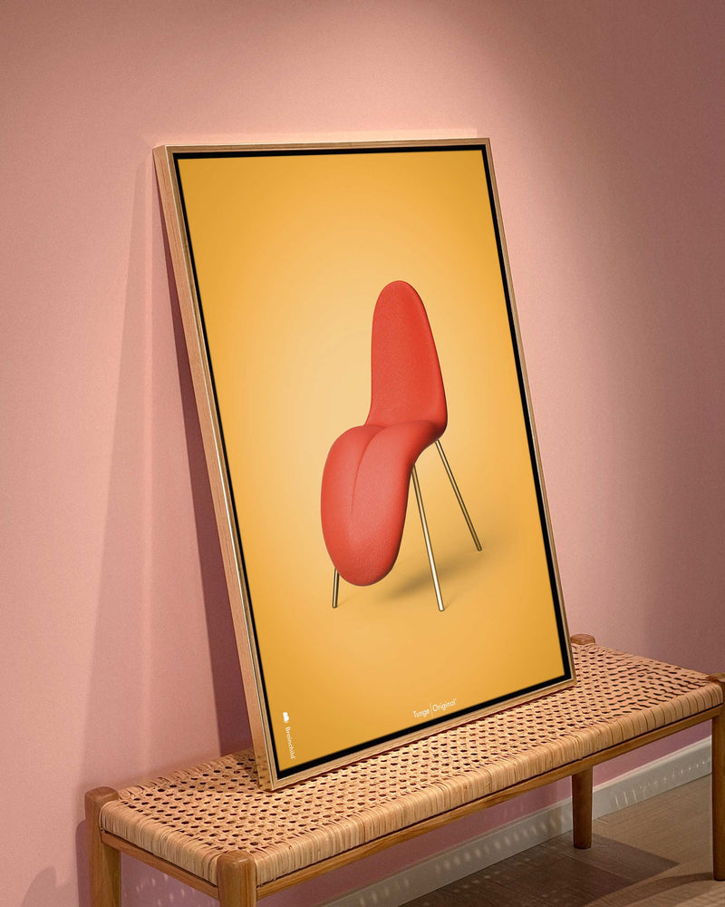 Brainchild – Lærredsprint – Klassisk – Gul – Tunge