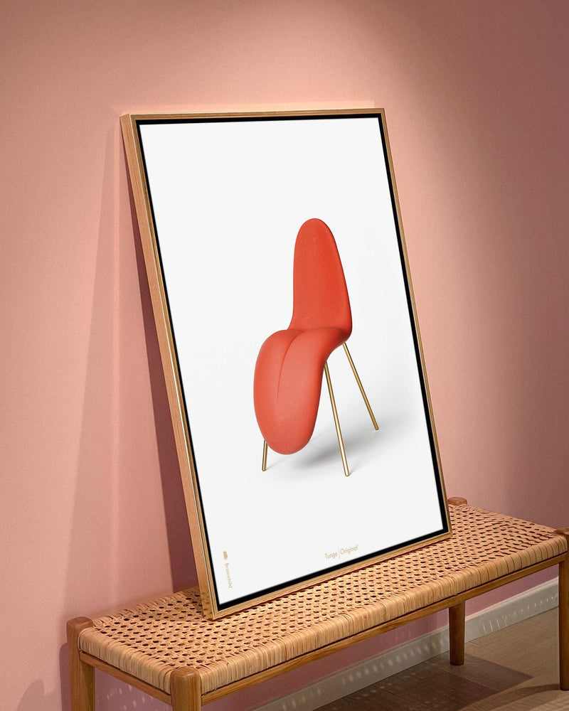 Brainchild – Lærredsprint – Klassisk – Hvid – Tunge