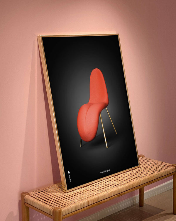 Brainchild – Lærredsprint – Klassisk – Sort – Tunge