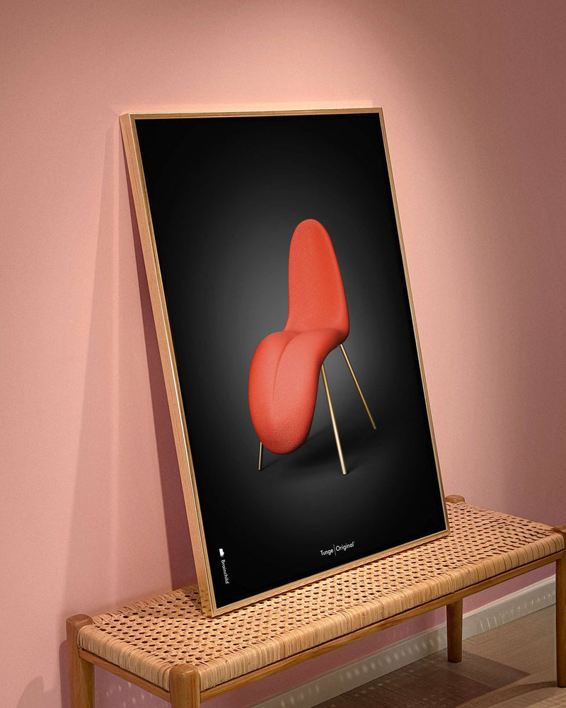 Brainchild – Lærredsprint – Klassisk – Sort – Tunge