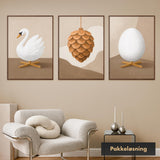 Brainchild – Pakkeløsning – Billedvæg – 3 Limited Edition plakater – 50x70 cm