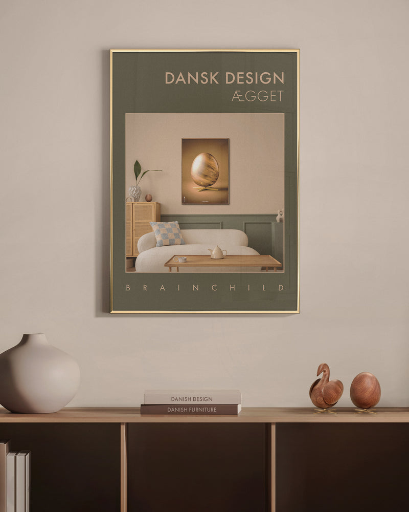 Brainchild – Plakat – Danish Design – Rum – Grøn – Æg