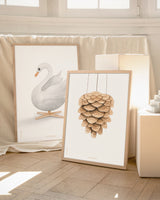 Brainchild – Plakat – Akvarel – Hvid – Kogle