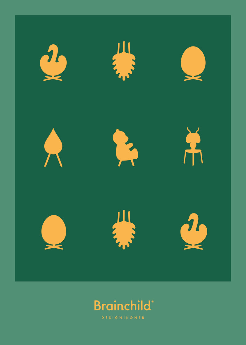 Brainchild – Plakat – Designikoner – Grøn