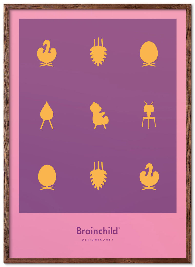 Brainchild – Plakat – Designikoner – Lyserød