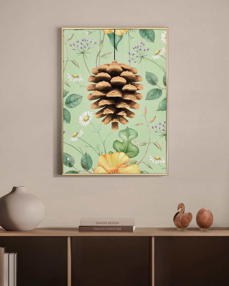 Brainchild – Plakat – Flora – Grøn – Kogle