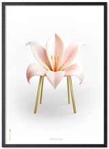 Brainchild – Plakat – Klassisk – Hvid – Lilje