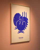 Brainchild – Plakat – Linoleumstryk – Designikoner – Blå – Symfoni