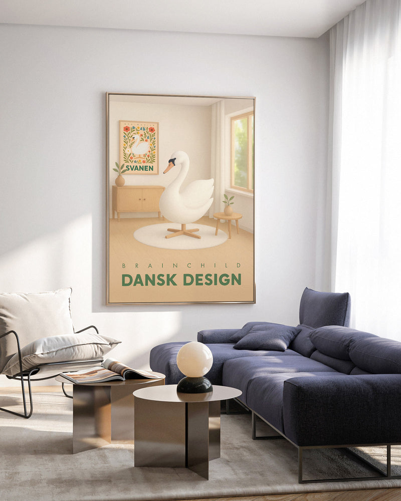 Brainchild – Plakat – Danish Design – Rum – Svane