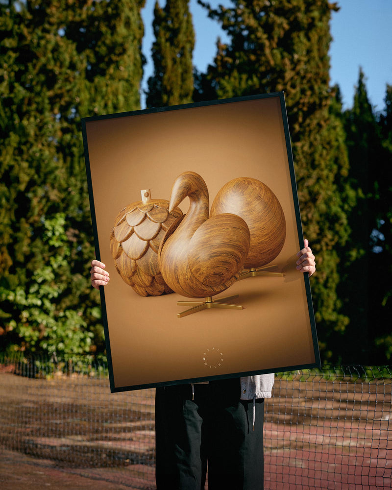 Brainchild – Plakat – Klassisk – Brun – Trio