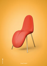 Brainchild – Plakat – Klassisk – Gul – Tunge