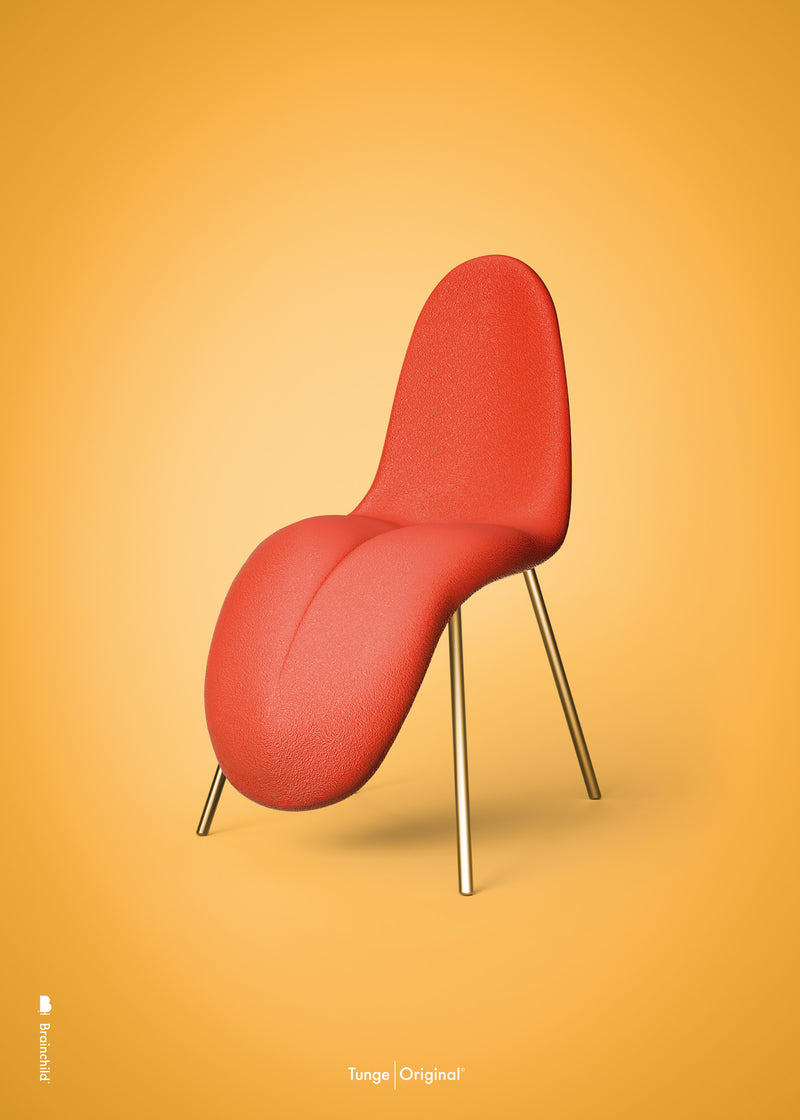 Brainchild – Plakat – Klassisk – Gul – Tunge