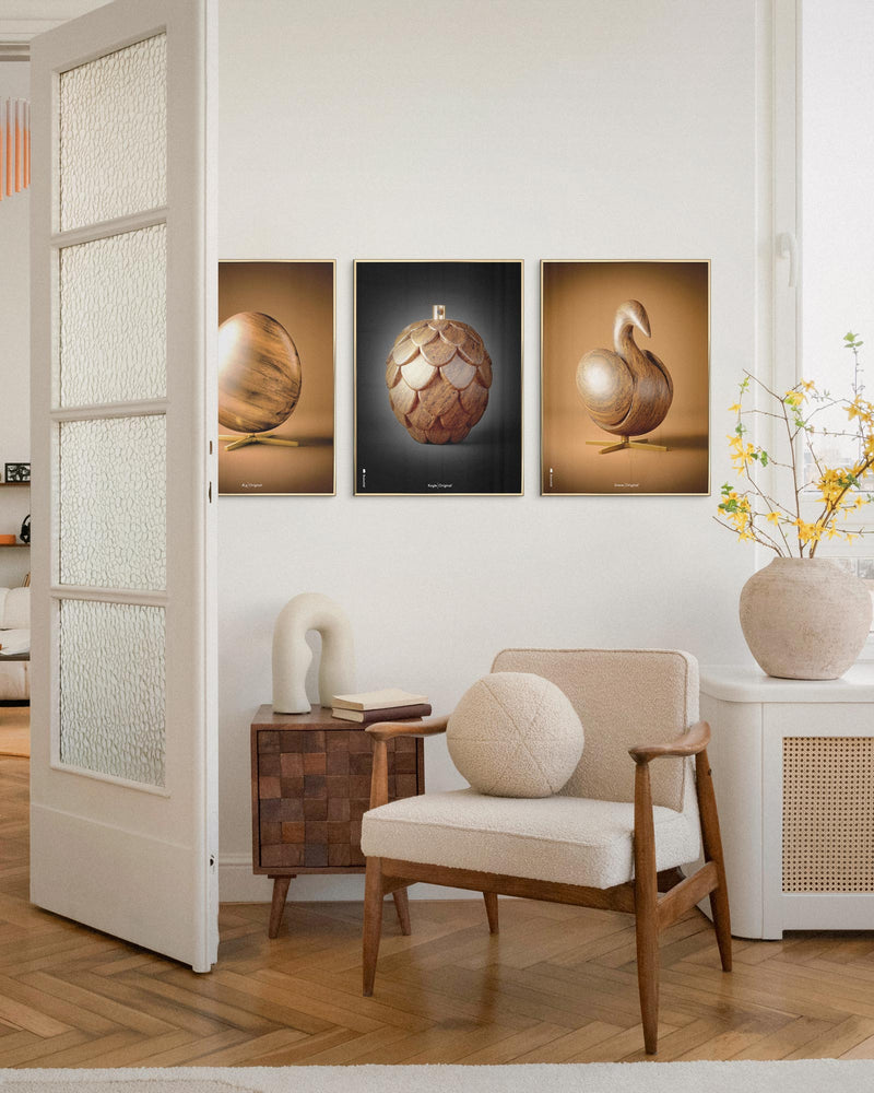 Brainchild – Plakat – Klassisk – Sort – Kogle Figuren