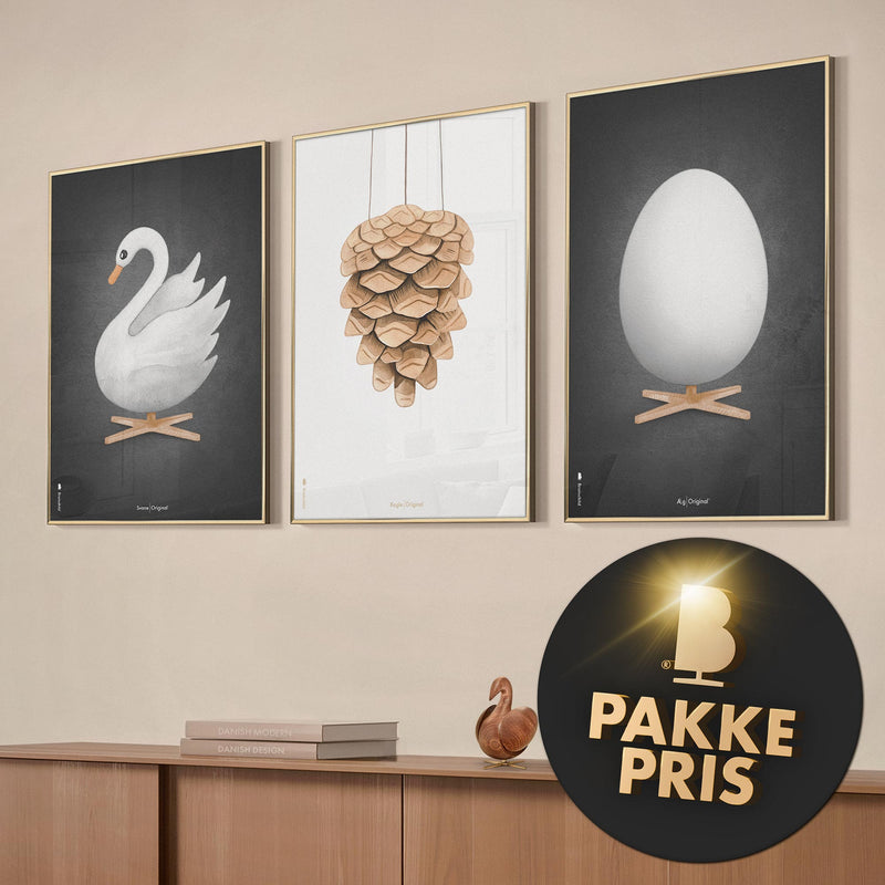 Brainchild – Pakkeløsning – Billedvæg – Akvarel – 3 valgfri plakater – 50x70 cm