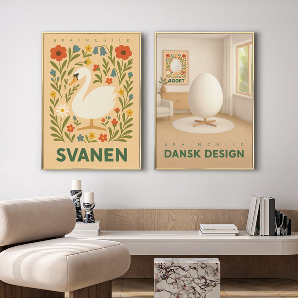 Brainchild – Pakkeløsning – Billedvæg – 2 valgfri plakater – 50x70 cm