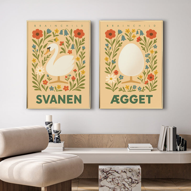 Brainchild – Pakkeløsning – Billedvæg – 2 valgfri plakater – 50x70 cm