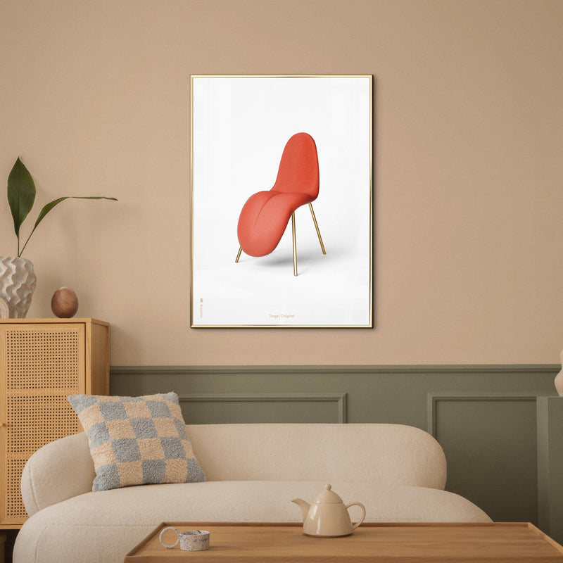 Brainchild – Plakat – Klassisk – Hvid – Tunge