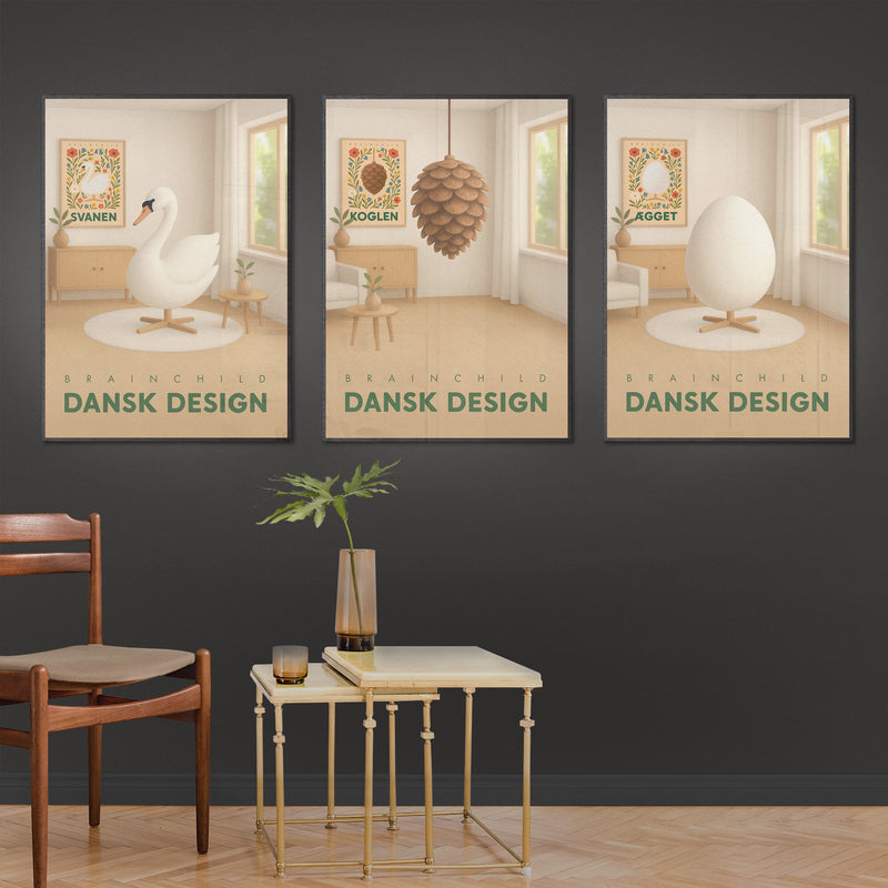 Brainchild – Plakat – Danish Design – Rum – Kogle