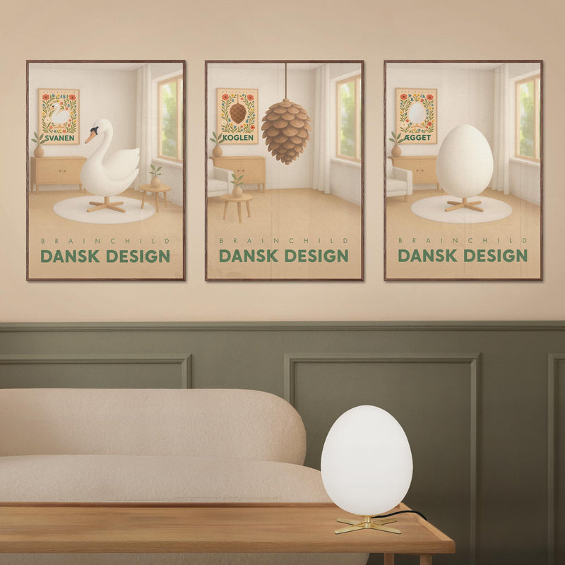 Brainchild – Plakat – Danish Design – Rum – Kogle