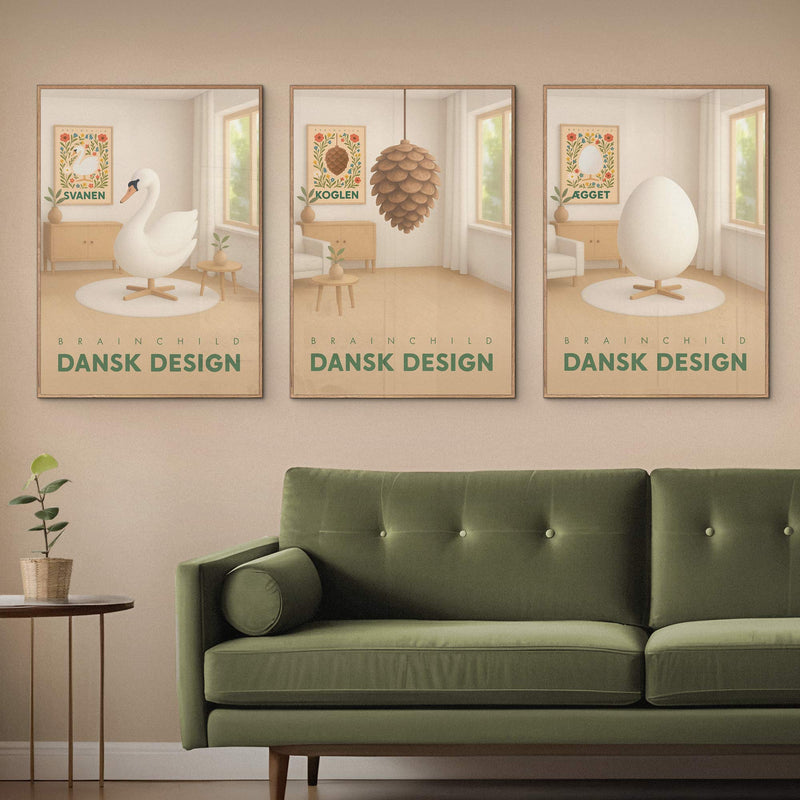 Brainchild – Plakat – Danish Design – Rum – Æg