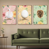 Brainchild – Plakat – Flora – Gul – Klassisk Æg