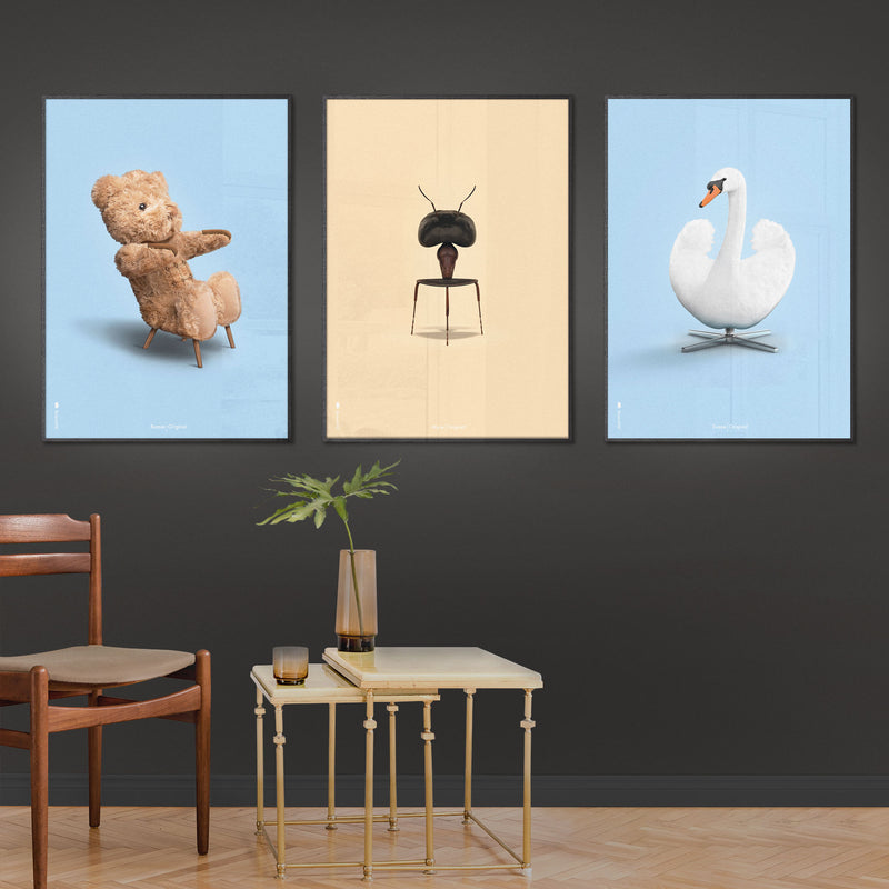 Brainchild – Plakat – Klassisk – Lyseblå – Bamse