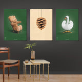 Brainchild – Plakat – Klassisk – Sandfarvet – Kogle