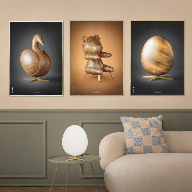 Brainchild – Plakat – Klassisk – Brun – Bamse Figuren