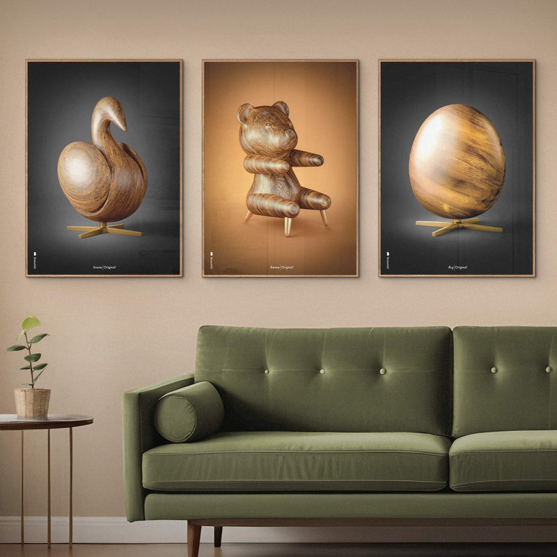 Brainchild – Plakat – Klassisk – Brun – Bamse Figuren