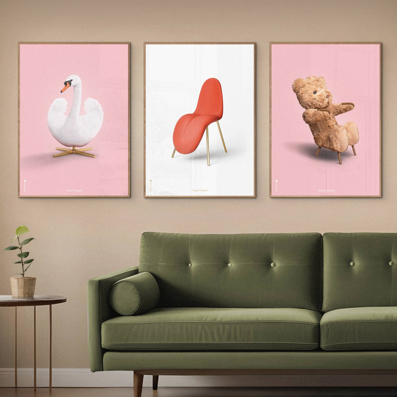 Brainchild – Plakat – Klassisk – Hvid – Tunge