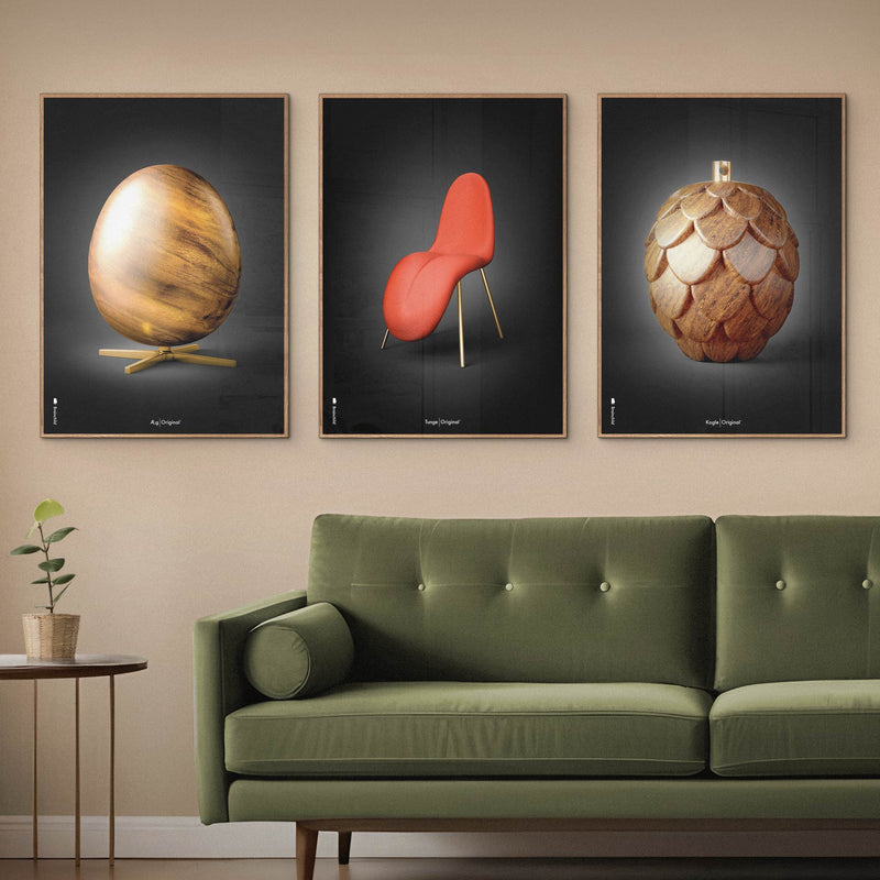 Brainchild – Plakat – Klassisk – Sort – Tunge