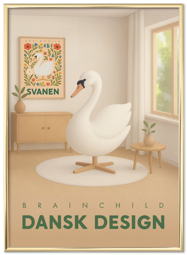 Brainchild – Plakat – Danish Design – Rum – Svane
