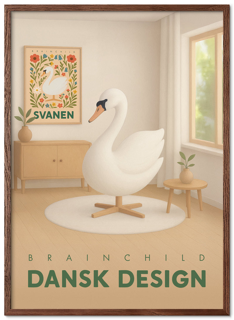 Brainchild – Plakat – Danish Design – Rum – Svane