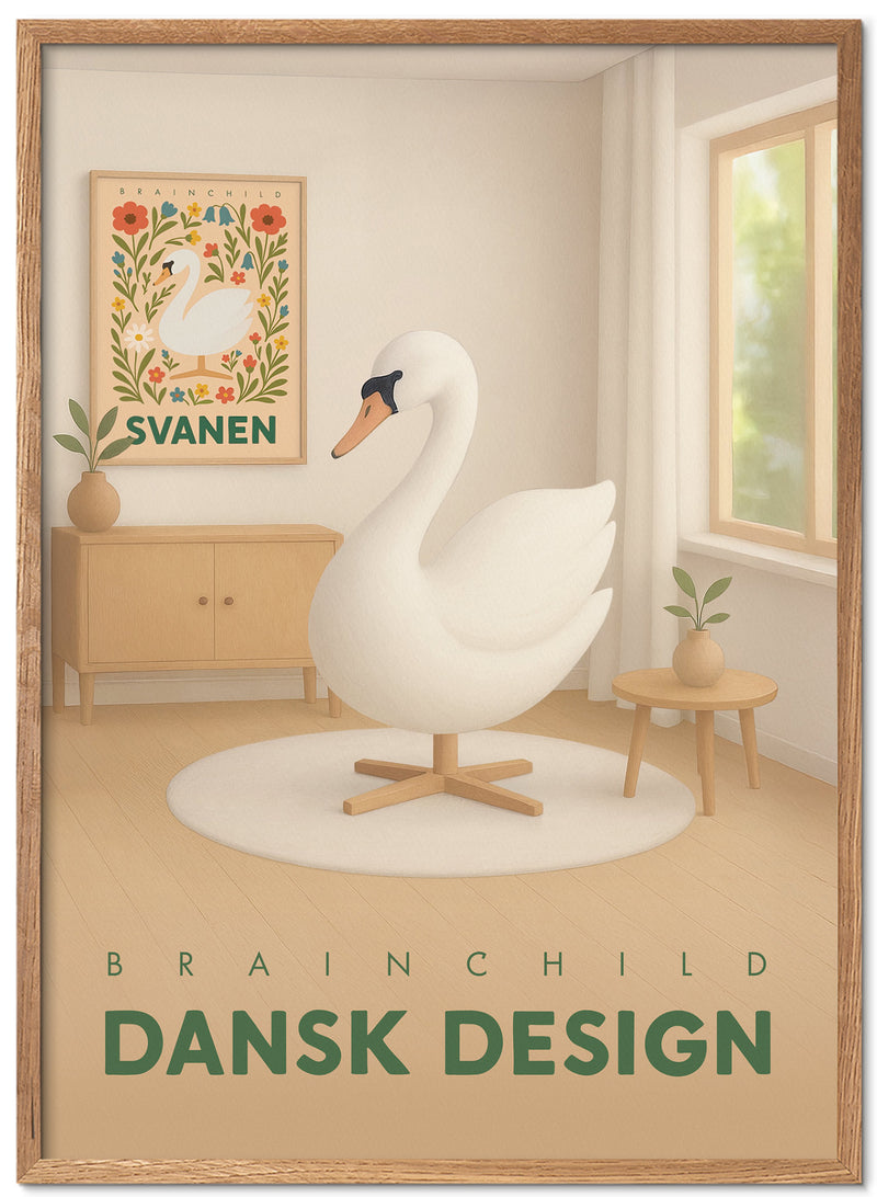 Brainchild – Plakat – Danish Design – Rum – Svane