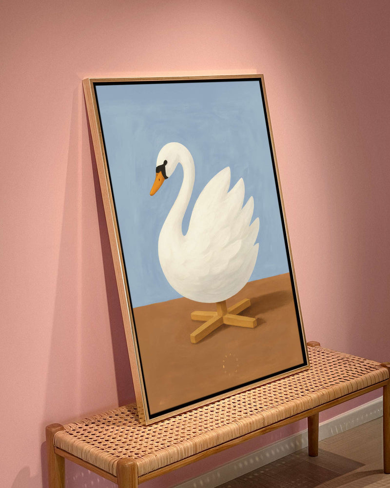 Brainchild – Lærredsprint – Limited Edition – Svane