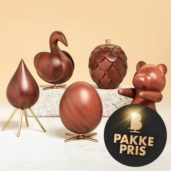 Brainchild – Pakkeløsning – 5 træfigurer – Komplet sæt