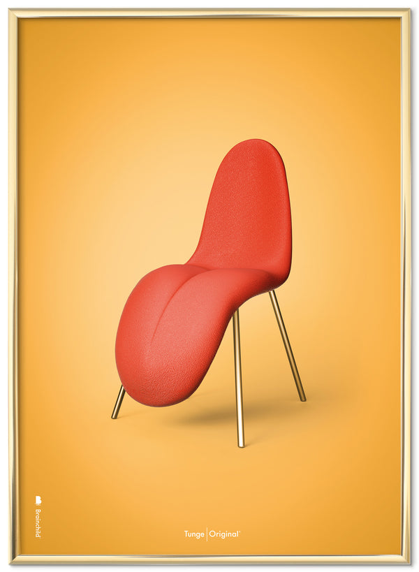 Brainchild – Plakat – Klassisk – Gul – Tunge