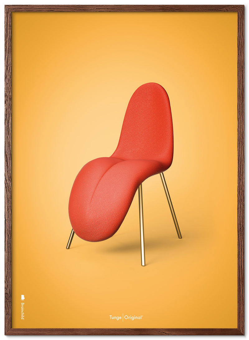 Brainchild – Plakat – Klassisk – Gul – Tunge